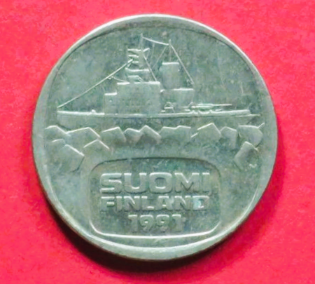 Finnland:  5 Markkaa, 1979-1993, gebraucht (used / ss-vz), # 53