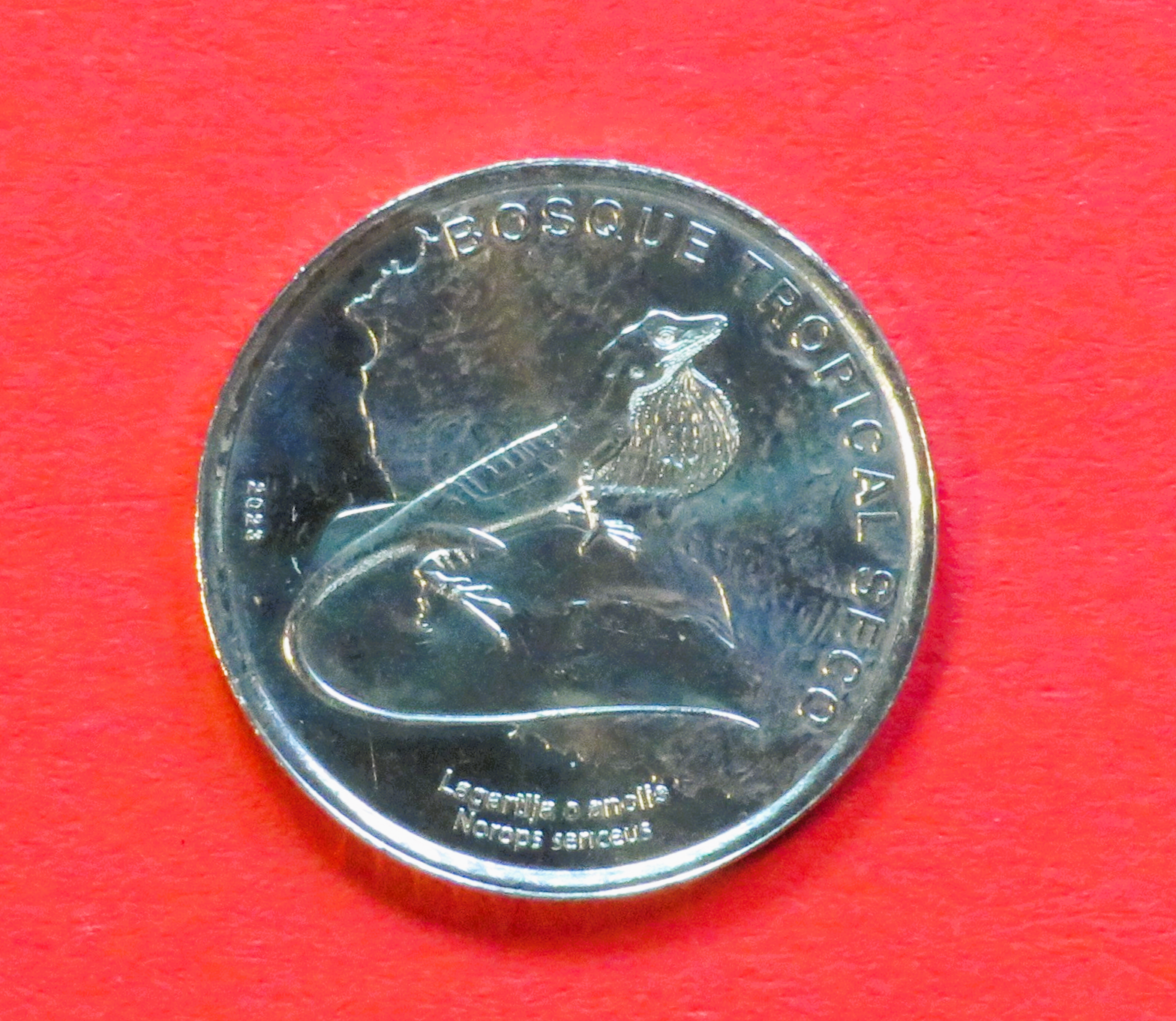 Costa Rica, 50 Colones, 2023, uncirculated (unc) "anole"