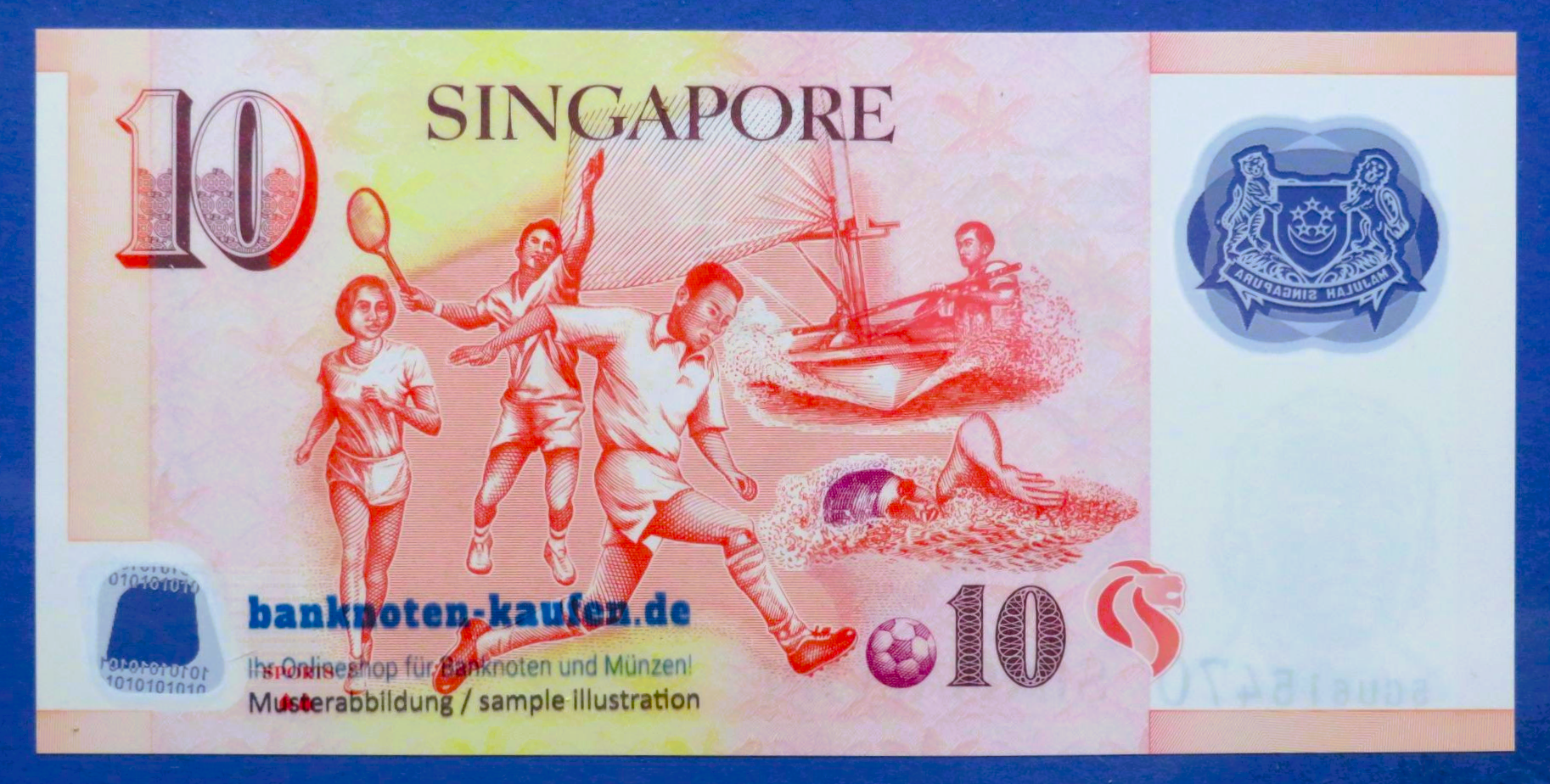 Singapore, 10 Dollars, 2016ND, uncirculated (UNC), Polymer, P-48j