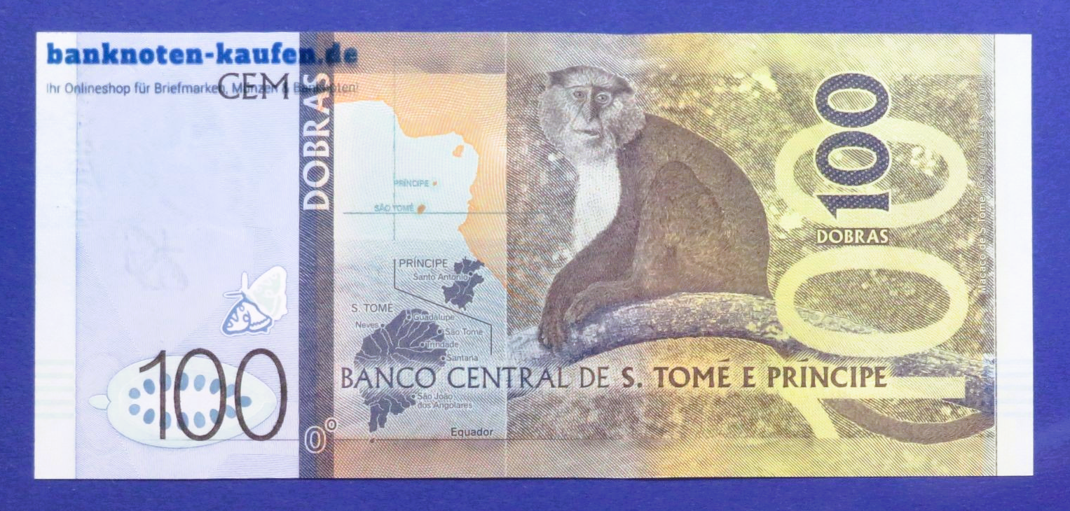 Sao Tome e Principe, 100 Dobras, 2016, kassenfrisch (UNC), P-74