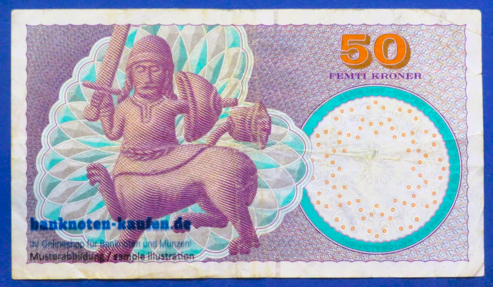 Dänemark, 50 Kroner, 2004, gebraucht (USED / F), P-60a