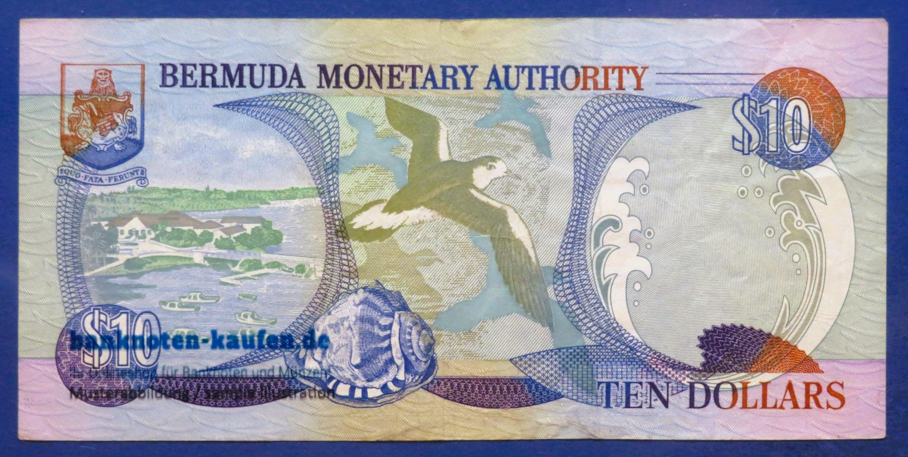 Bermuda, 10 Dollars, 2000, circulated (USED / VF), P-52a