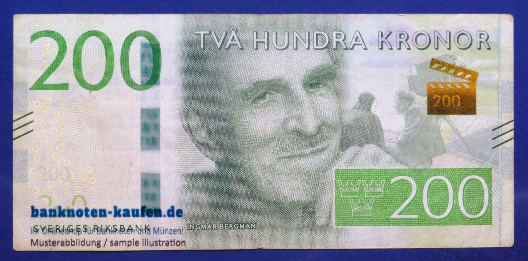 Schweden, 200 Kronor, 2015ND, gebraucht (USED / VF-), P-72