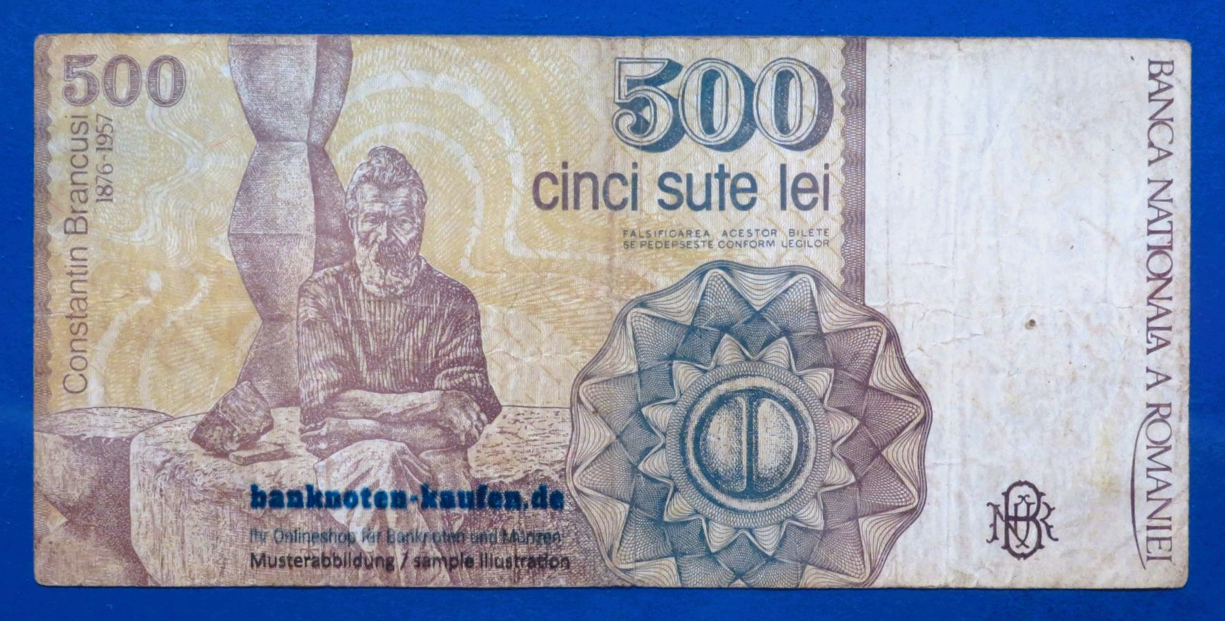 Rumänien, 500 Lei, 1991, gebraucht (USED / F), P-98b
