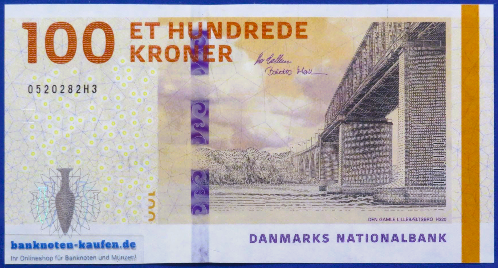 Dänemark, 100 Kroner, 2009A (2024), kassenfrisch (UNC), P-71