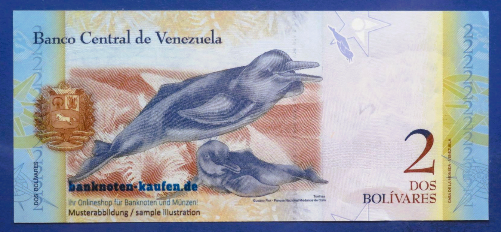 Venezuela, 2 Bolivares fuerte, 2012, vorzüglich (XF), P-88