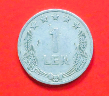 Albanien:  1 Lek, 1964, gebraucht (used / s), #43