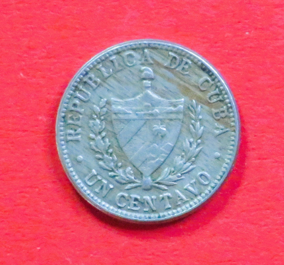 Karibik:  1 Centavo, 1946, gebraucht (used / ss), # 3b