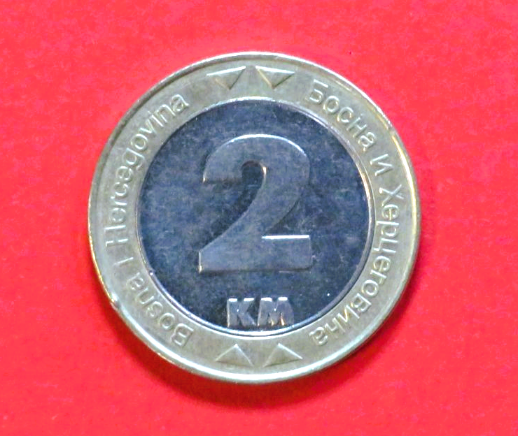 Bosnia-Herzegovina: 2 Marke, 2000+, circulated (used / vf+)