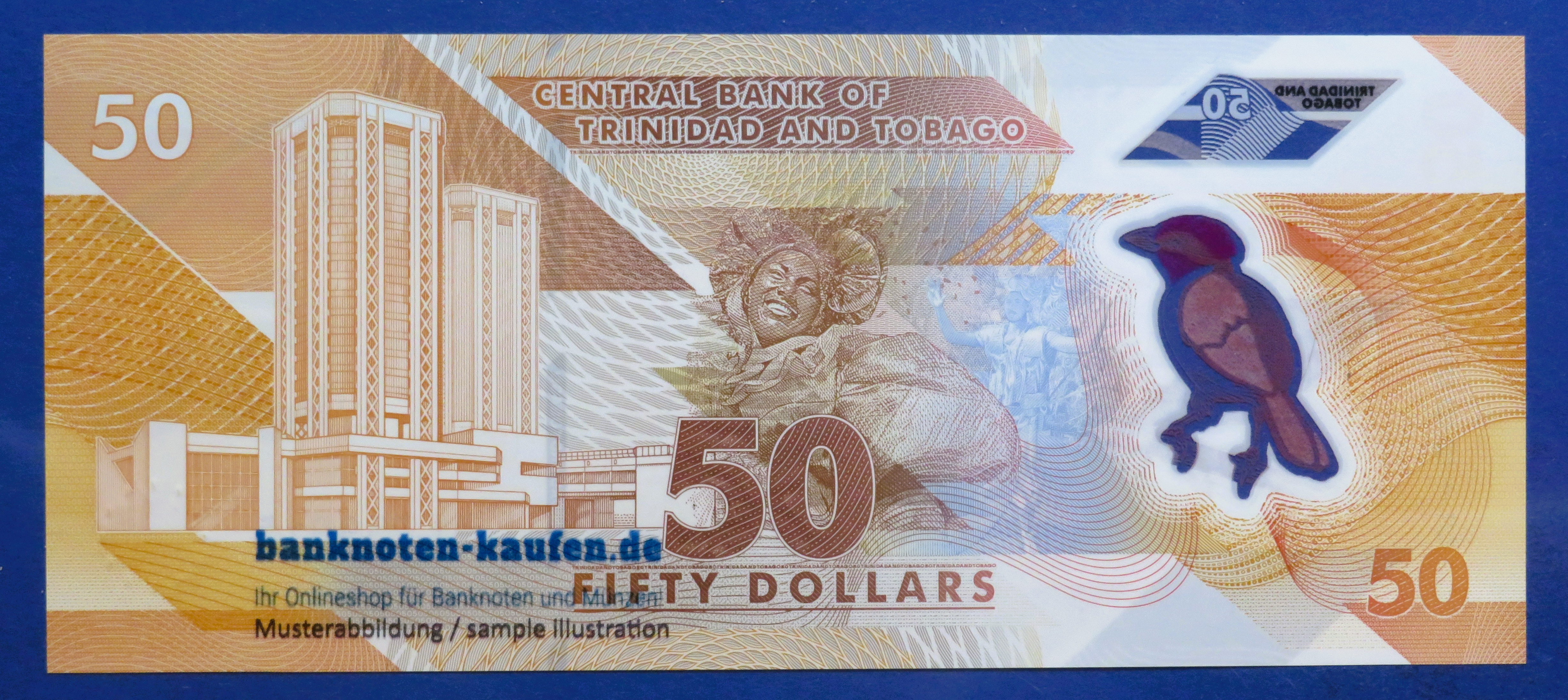 Trinidad and Tobago, 50 Dollars, 2020, uncirculated (UNC), Polymer, P-64