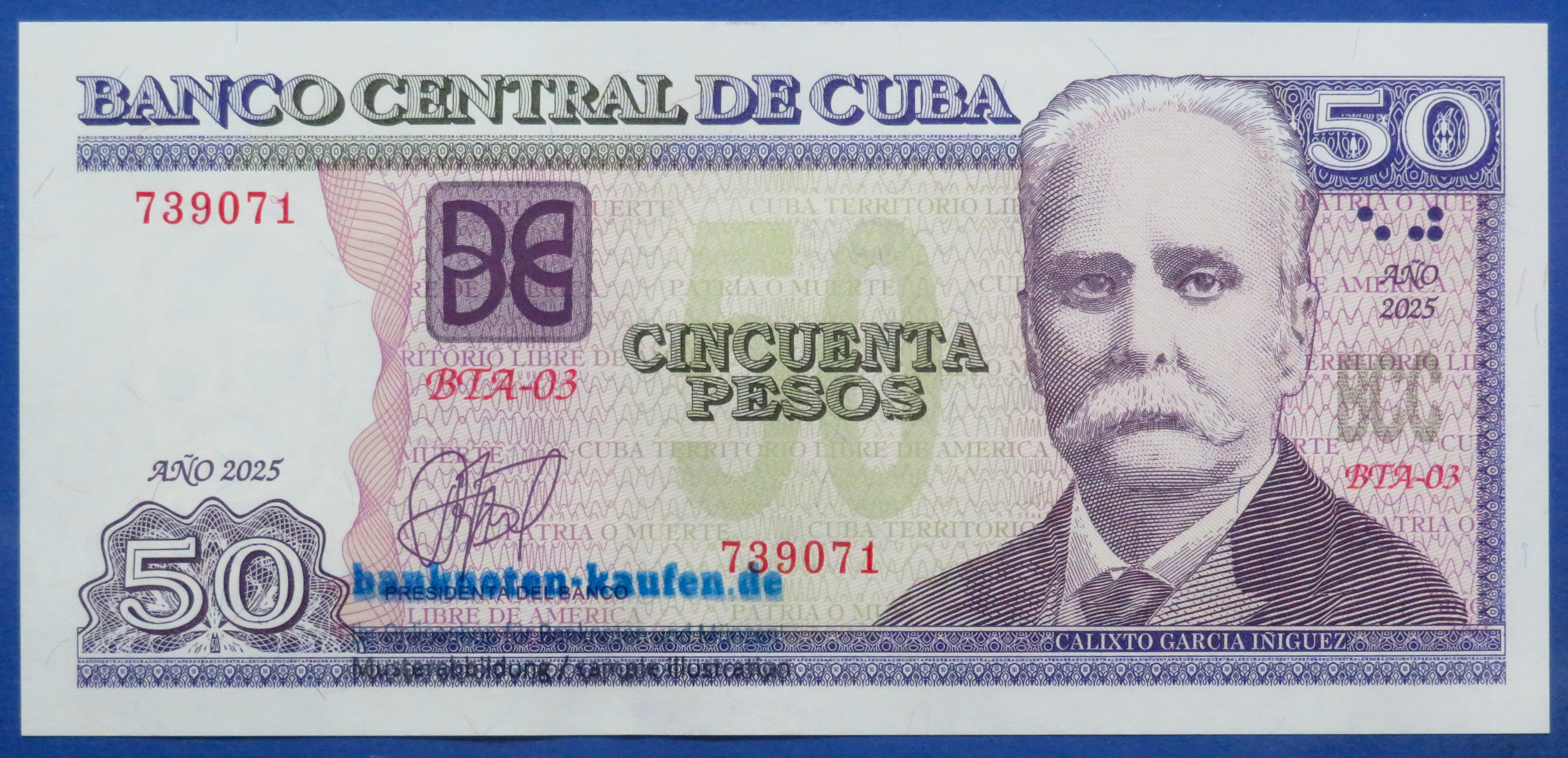 Karibik, 50 Pesos, 2025, kassenfrisch (UNC), P-neu