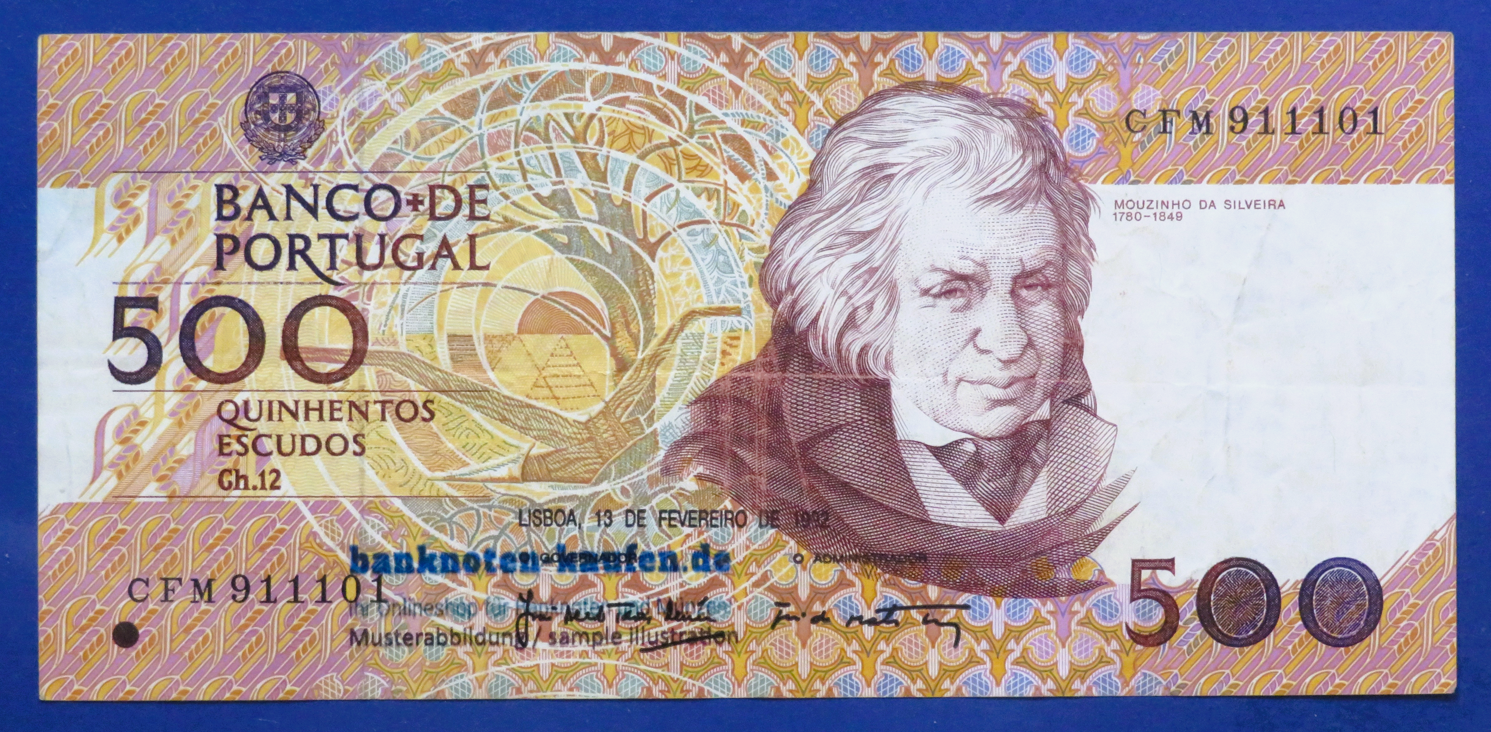 Portugal, 500 Escudos, 1992, gebraucht (USED / VF), P-180d