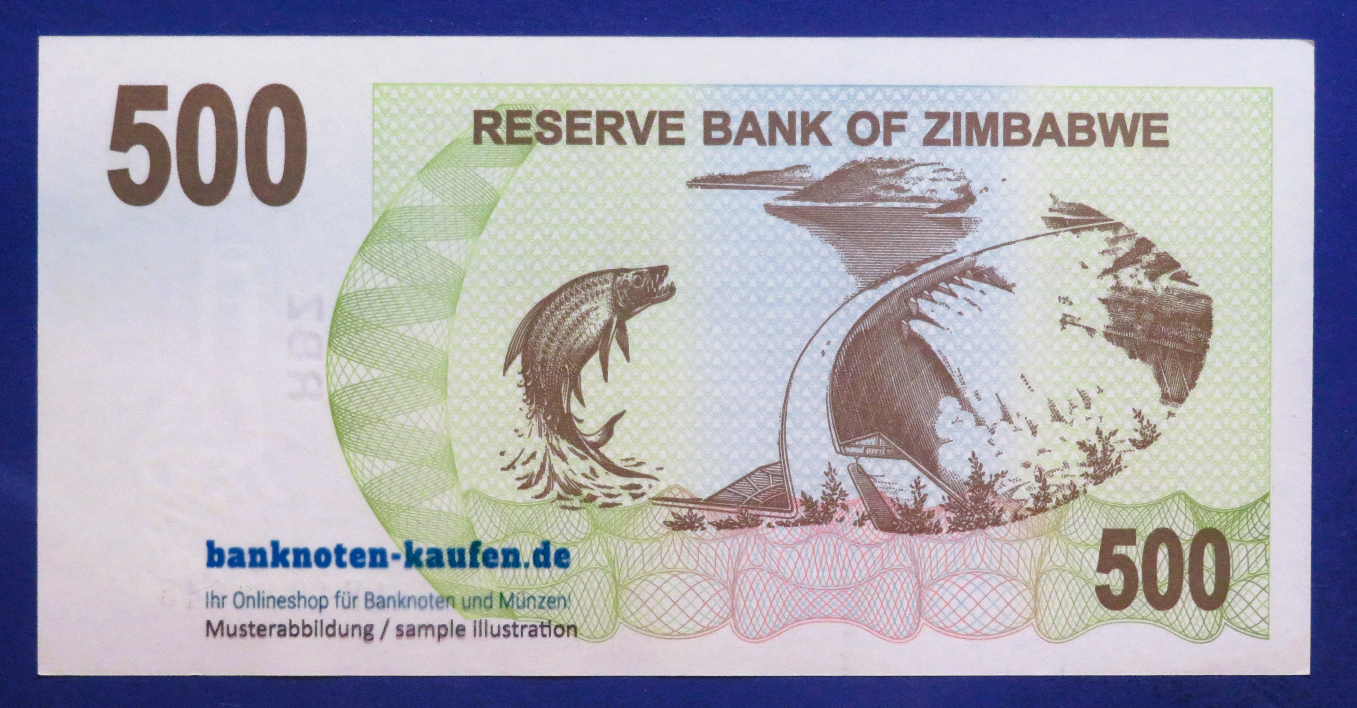Zimbabwe, 500 Dollars, 2006, about uncirculated (AU), P-43