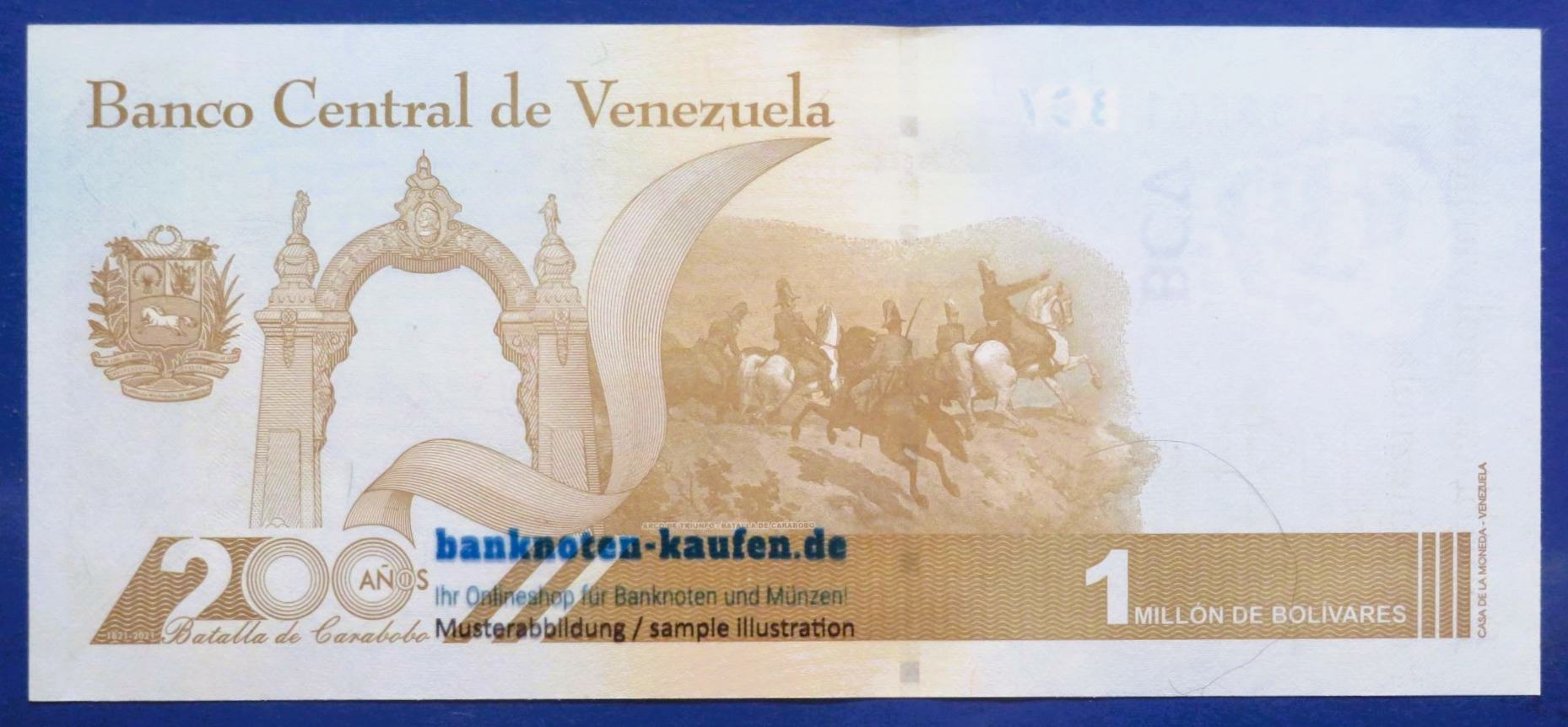 Venezuela - 1,000,000 Bolivares Soberano, 2020, uncirculated (UNC), P-114
