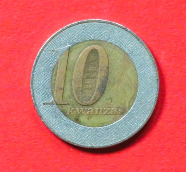 Angola, 10 Kwanzas, 2012, circulated (USED / f-vf), #52