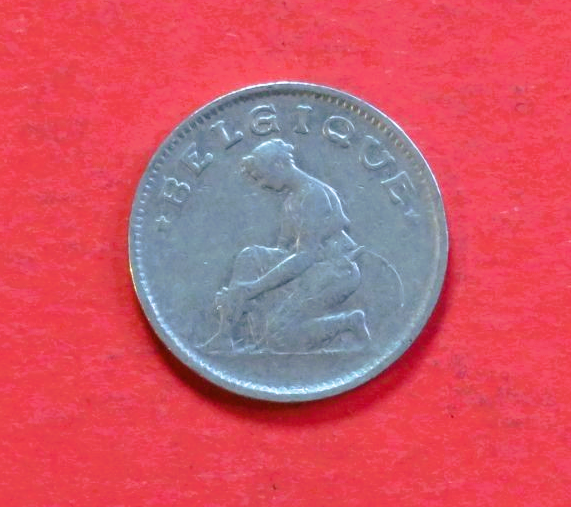 Belgien:  50 Centimes (FR-Version), 1922-1933, gebraucht (USED / ss)
