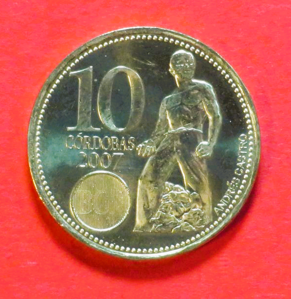 Nicaragua, 10 Cordobas, 2007, uncirculated (UNC), Commemorative issue