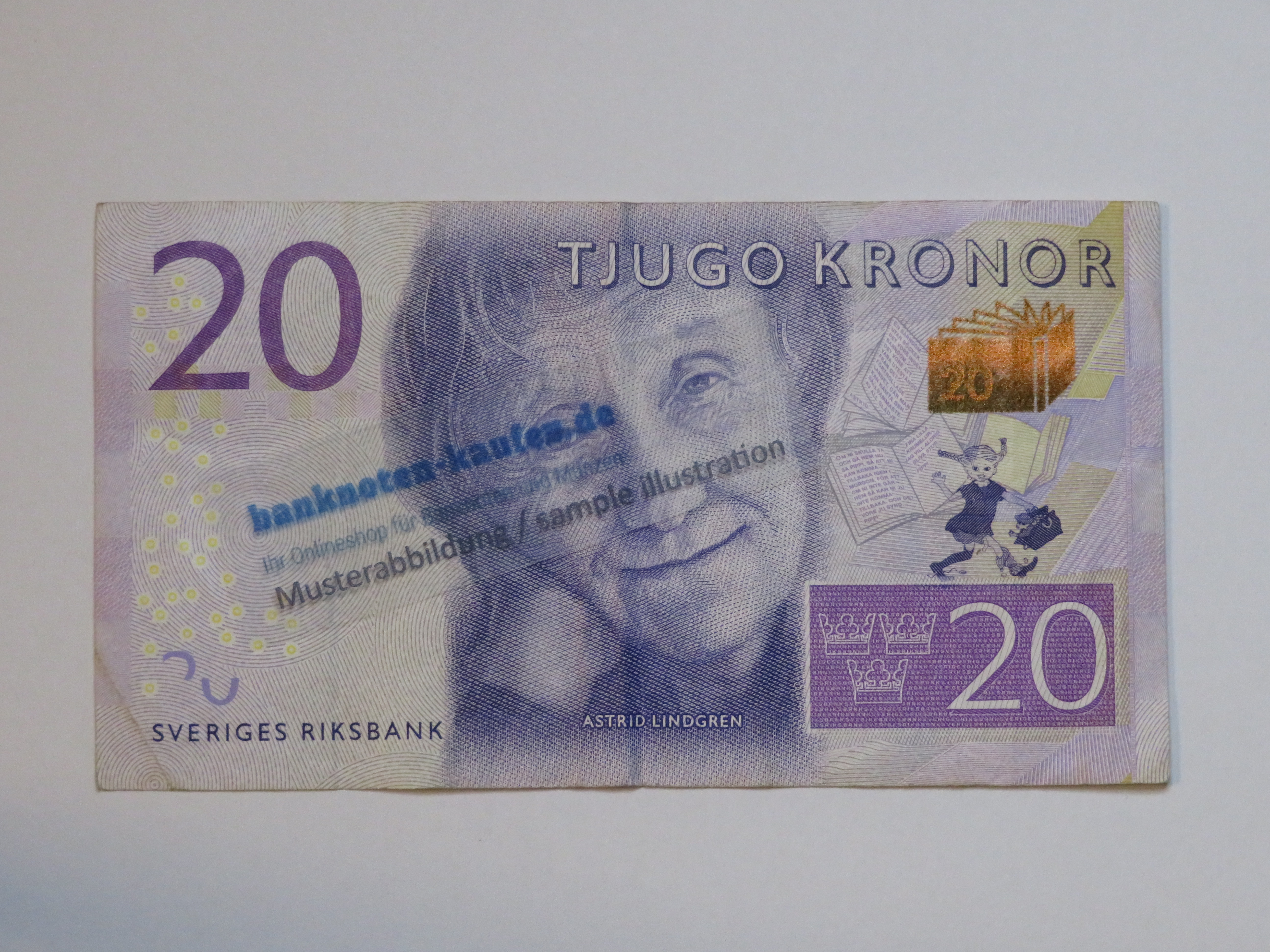 Sweden, 20 Kronor, 2015ND, USED (VF), P-69