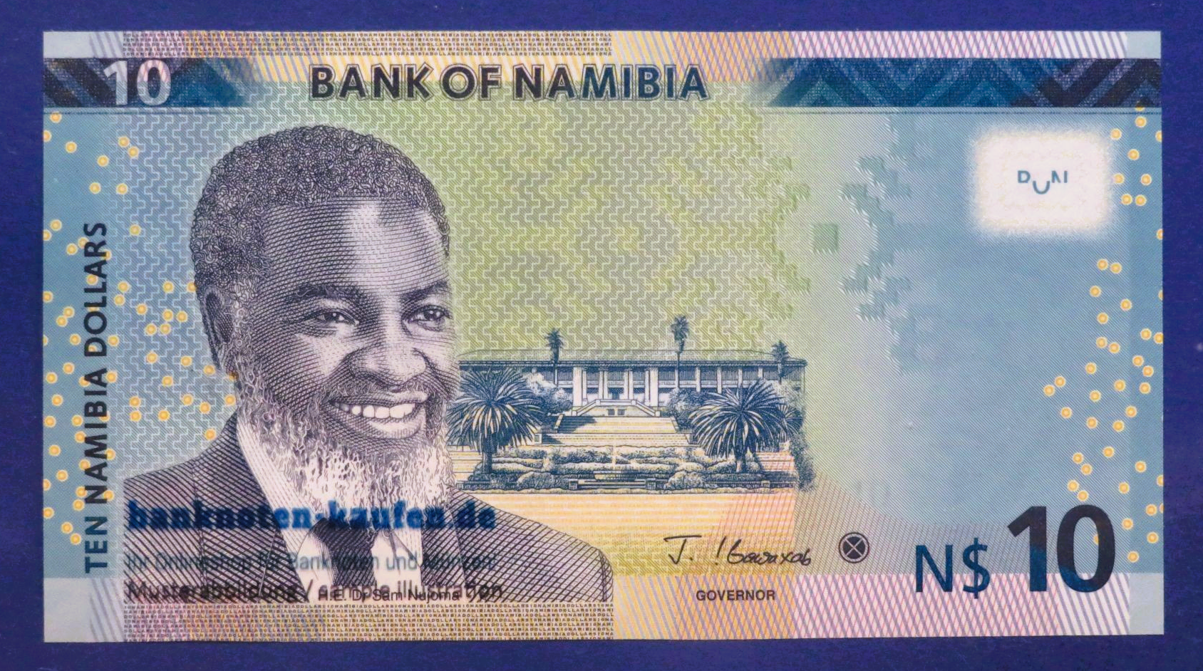 Namibia, 10 Dollars, 2021, kassenfrisch (UNC), P-16b