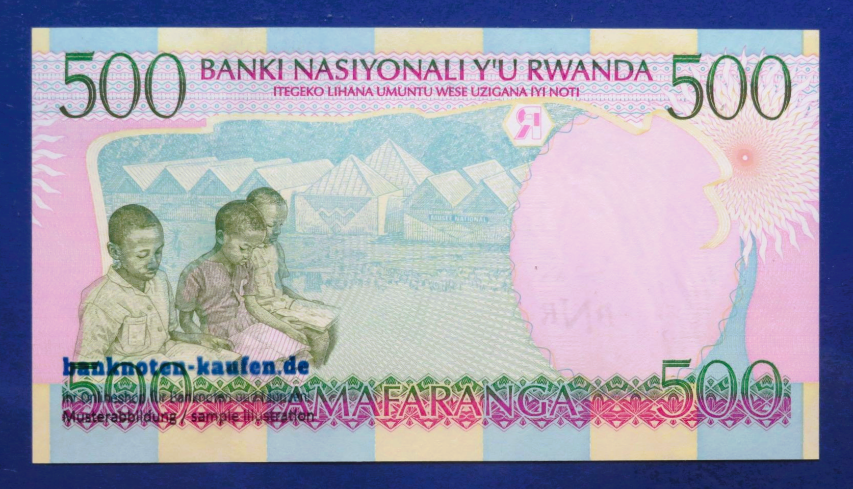 Rwanda, 500 Francs, 1998, uncirculated (UNC), P-26b