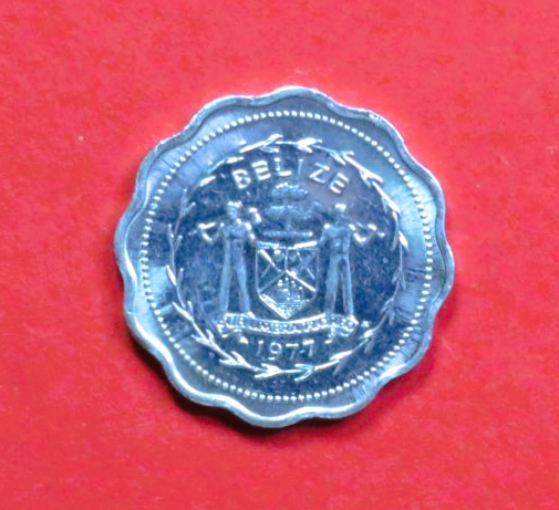 Belize:  1 Cent, 1977-1981, circulated (used / ss), Commemorative issue