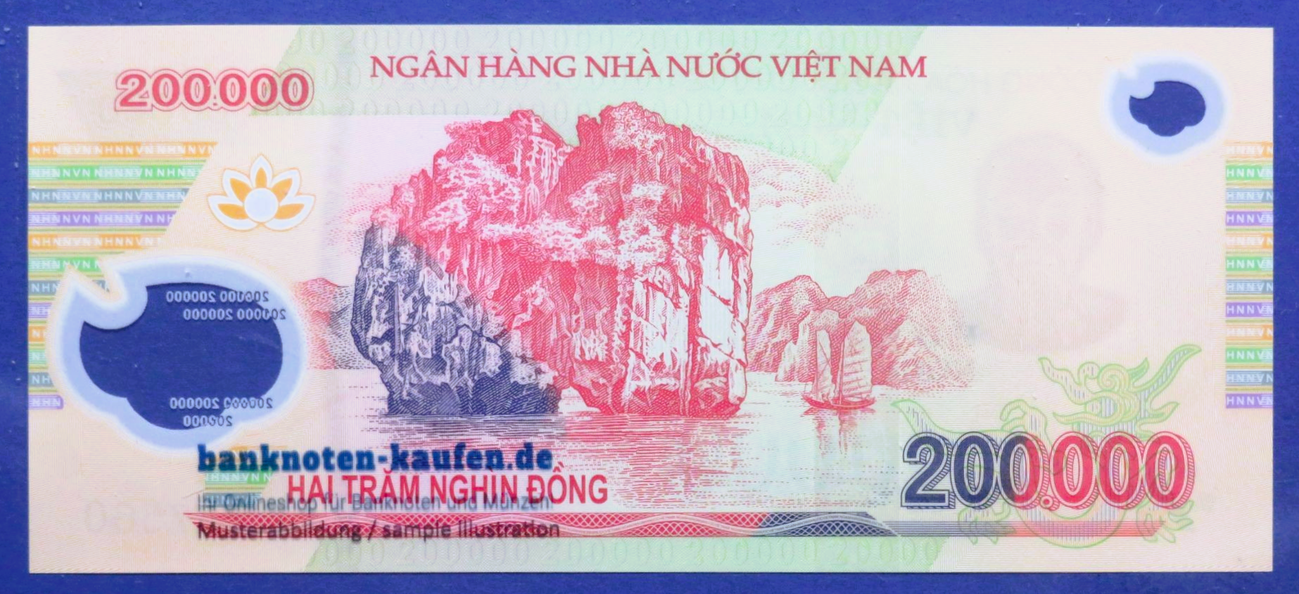 Viet Nam - 200,000 Dong, 2020, uncirculated (UNC), Polymer, P-123
