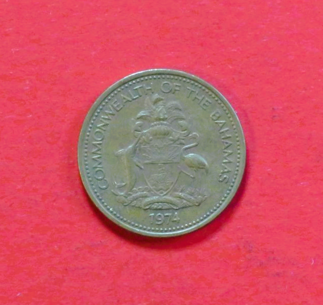 Bahamas: 1 Cent, 1974-1985, circulated (USED / vf)