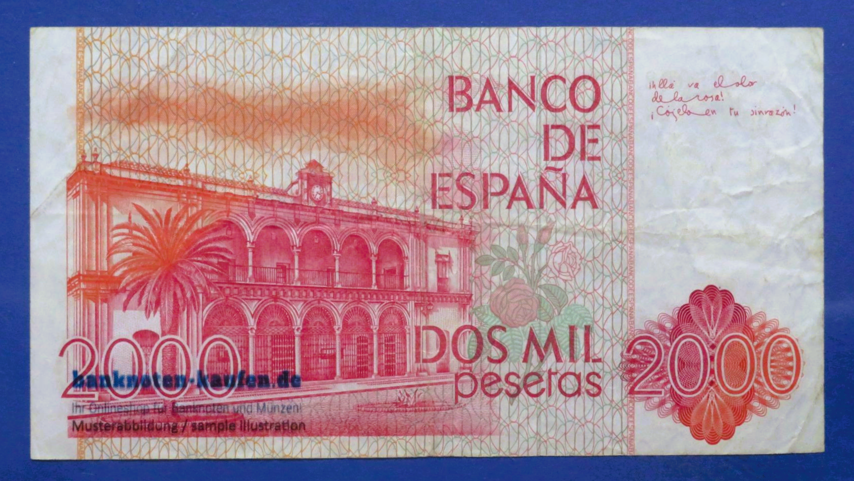 Spanien, 2.000 Pesetas, 1980, gebraucht (USED / VF), P-159