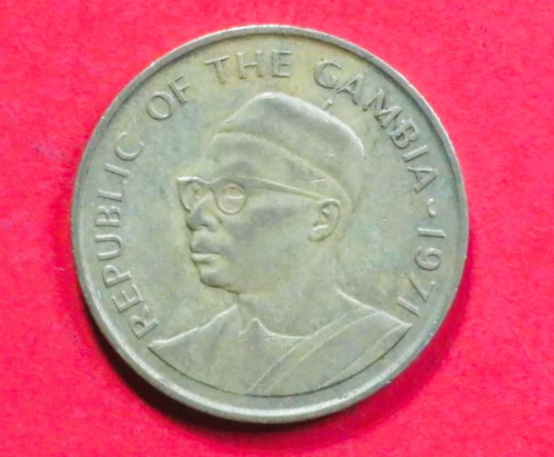 Gambia, 10 Bututs, 1971, gebraucht (used / s-ss), # 10
