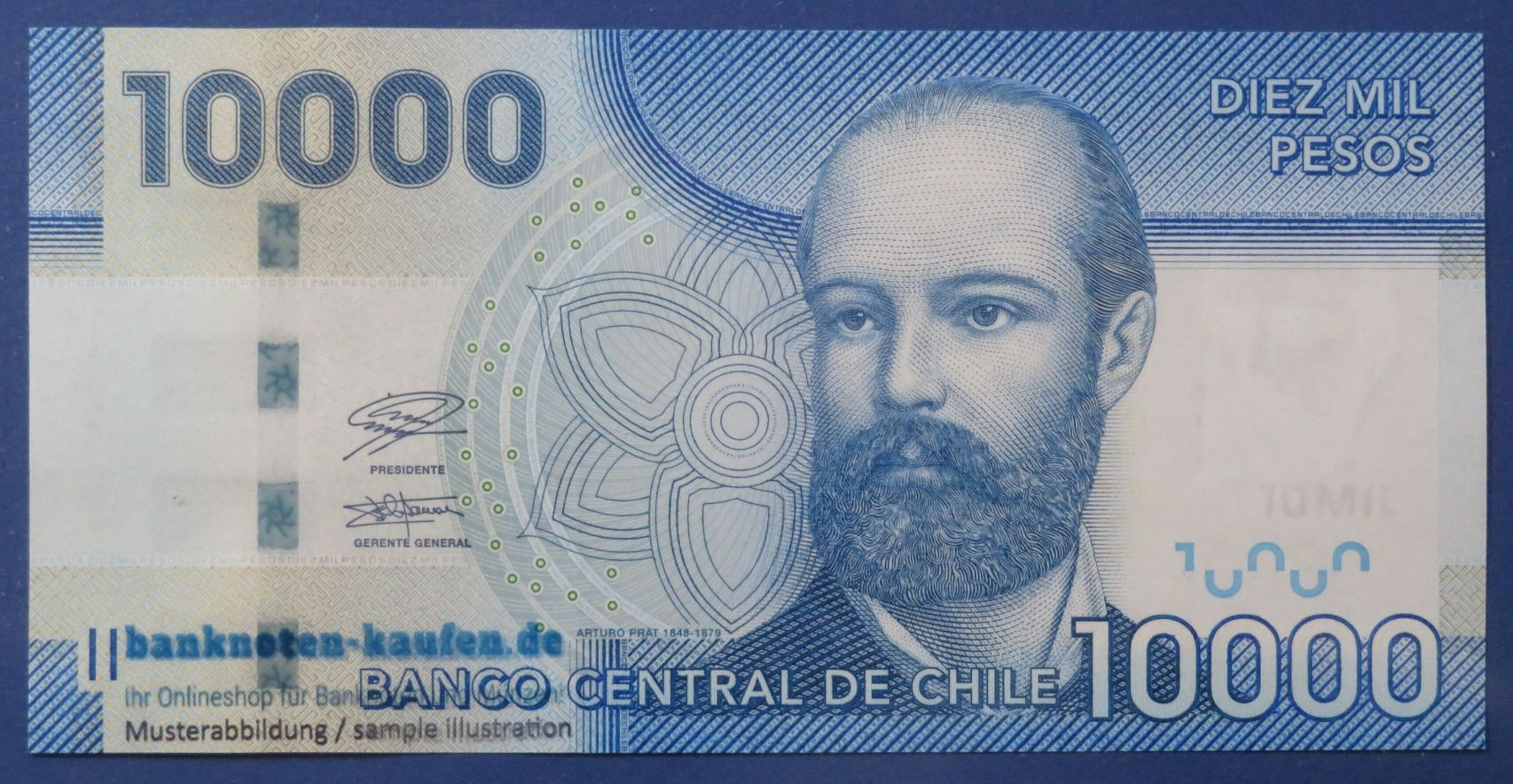 Chile - 10,000 Pesos, 2021, uncirculated (UNC), P-164