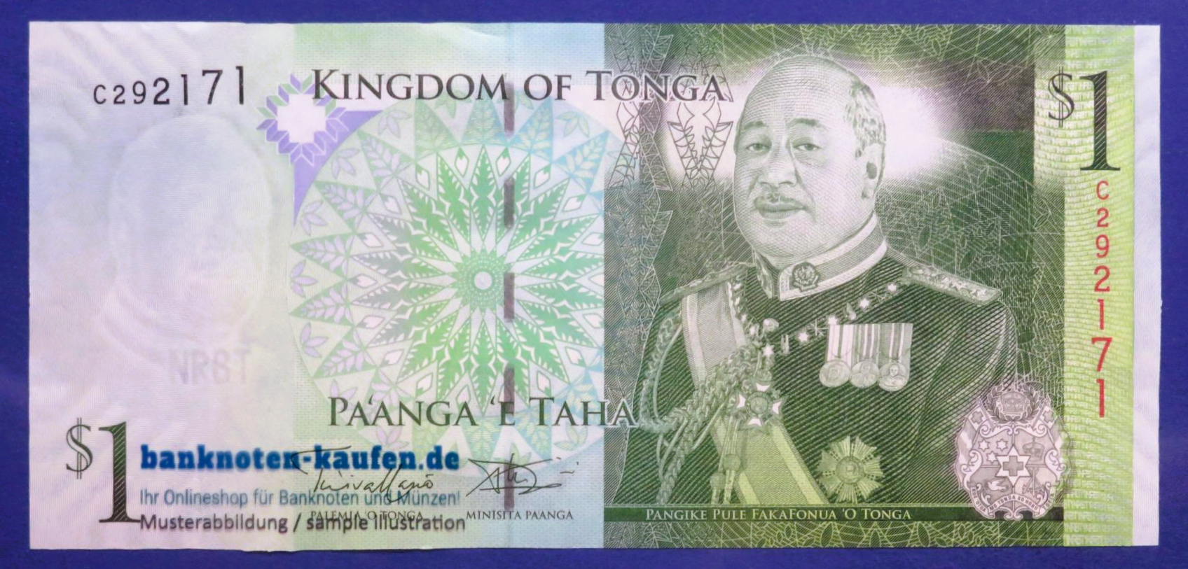 Tonga, 1 Pa`anga, 2014ND, uncirculated (UNC), P-37