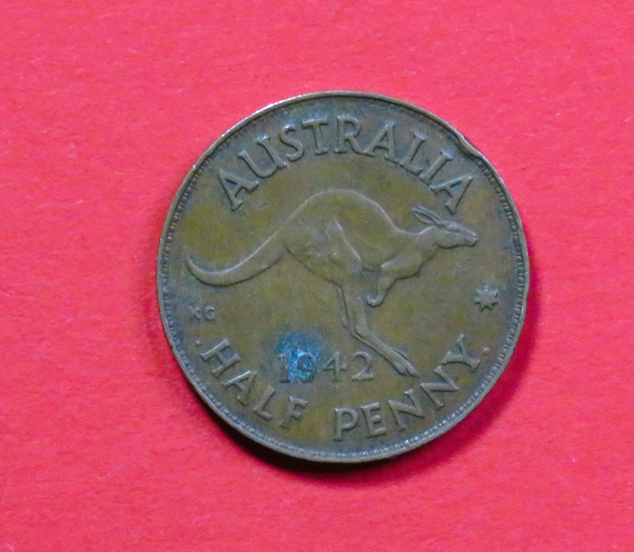 Australia, 1/2 Penny, 1939-1948, circulated (USED / vf), George VI.