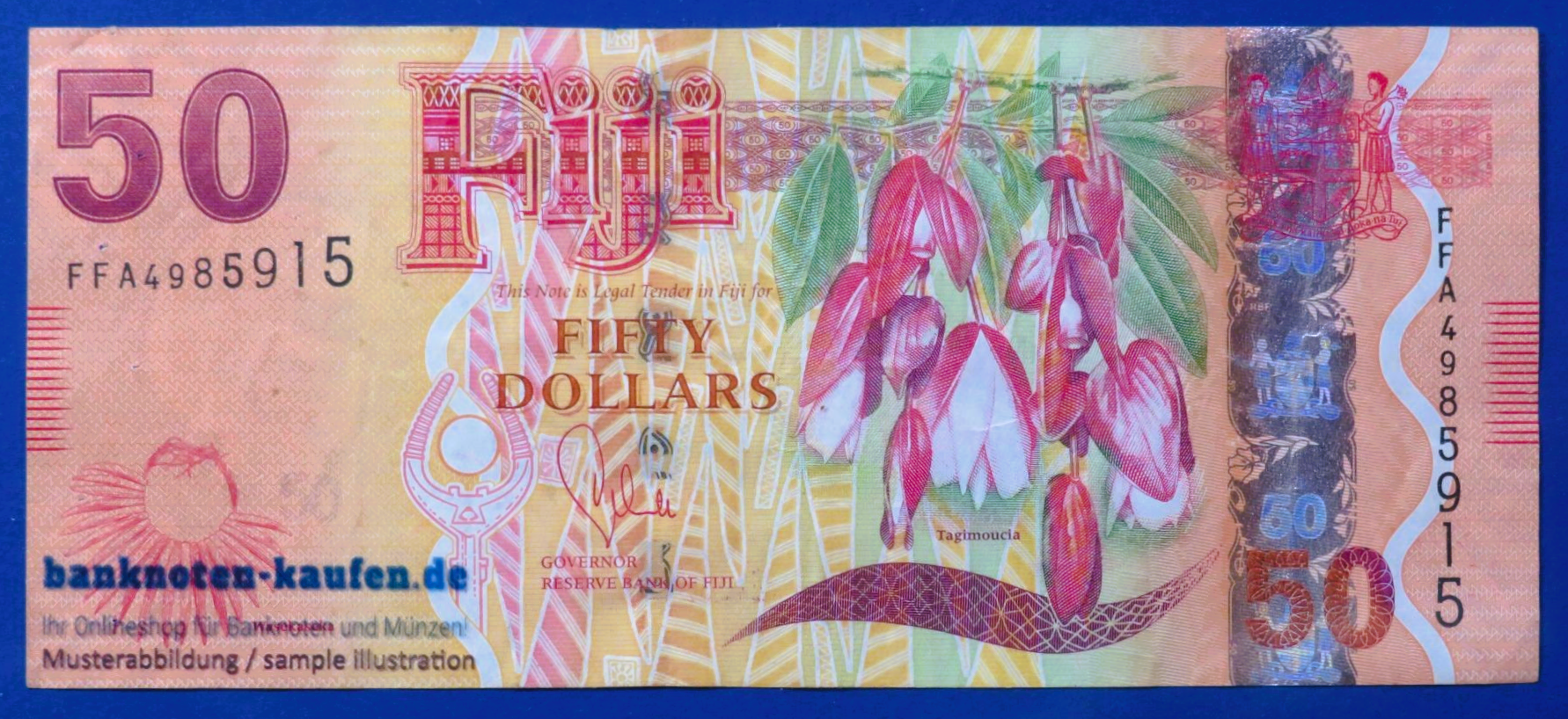Fiji, 50 Dollars, 2013ND, circulated (USED / VF), P-118