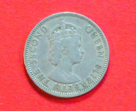Zypern:  50 Mils, 1955, gebraucht (used / ss), #36