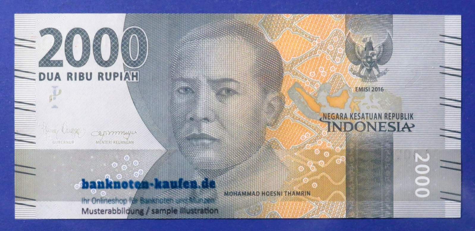 Indonesia - 2,000 Rupiah, 2016, uncirculated (UNC), P-156d