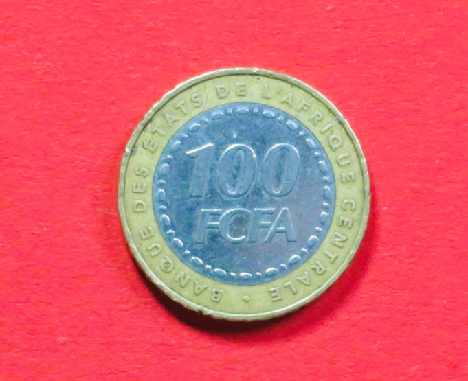 Central African States:  100 Francs, 2006, circulated (used / vf), # 33