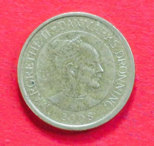 Dänemark:  10 Kroner, 2008, gebraucht (used / ss+), Gedenkausgabe, # 142