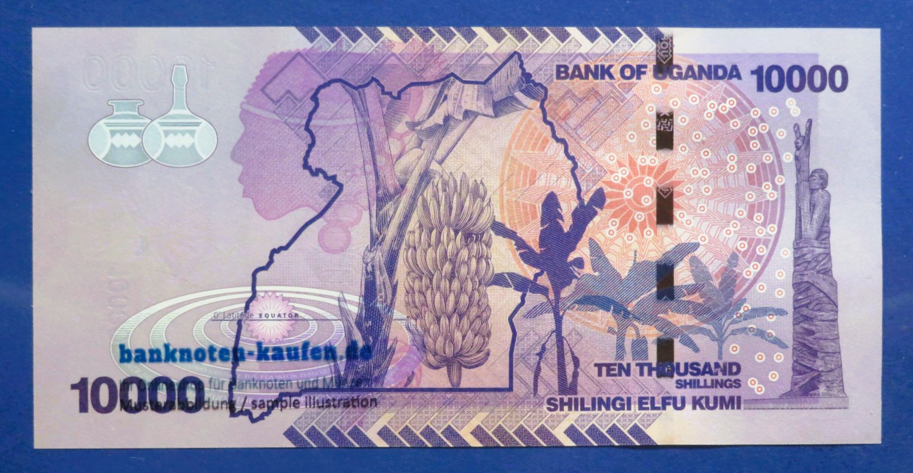 Uganda - 10,000 Shillings, 2021, uncirculated (UNC), P-52g