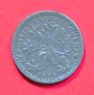 Tschechoslowakei: 25 Heller, 1933, gebraucht (USED / ss)