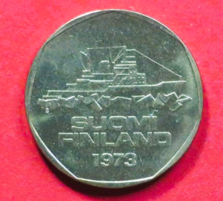 Finnland:  5 Markkaa, 1972-1978, gebraucht (used / ss-vz), # 52