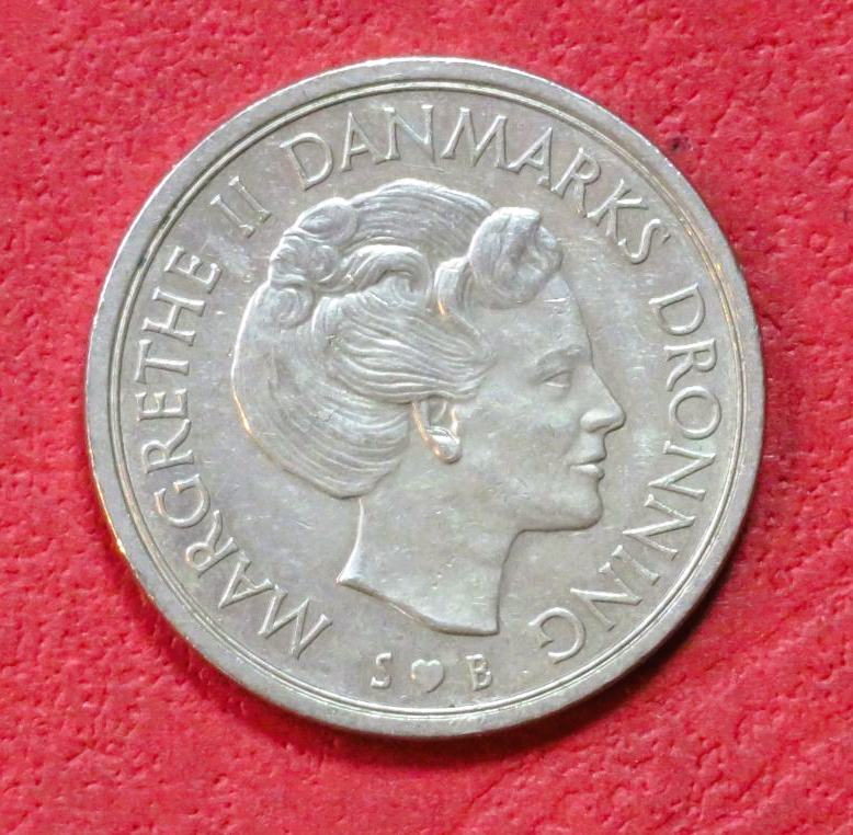 Denmark - EZM 4: 5 Kroner, 1973-88, circulated (USED / vf)