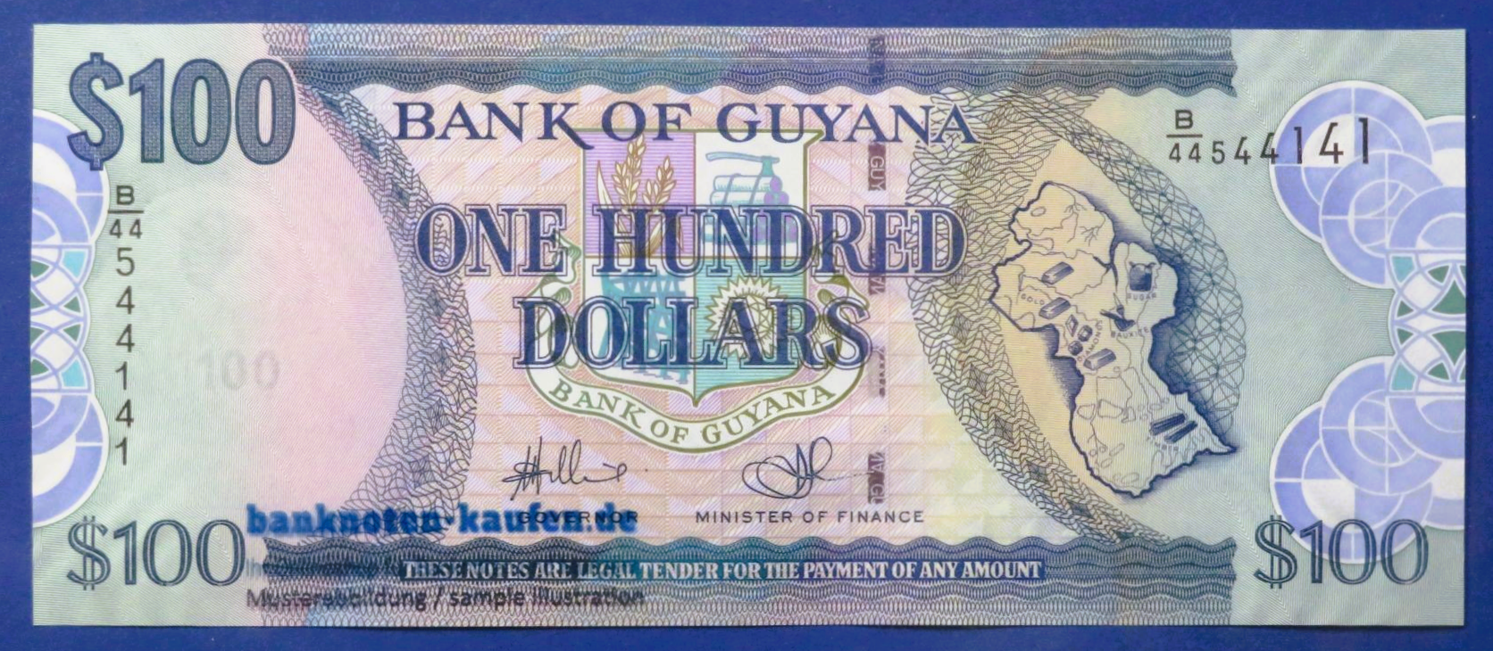Guyana, 100 Dollars, 2012ND, uncirculated (UNC), P-36b