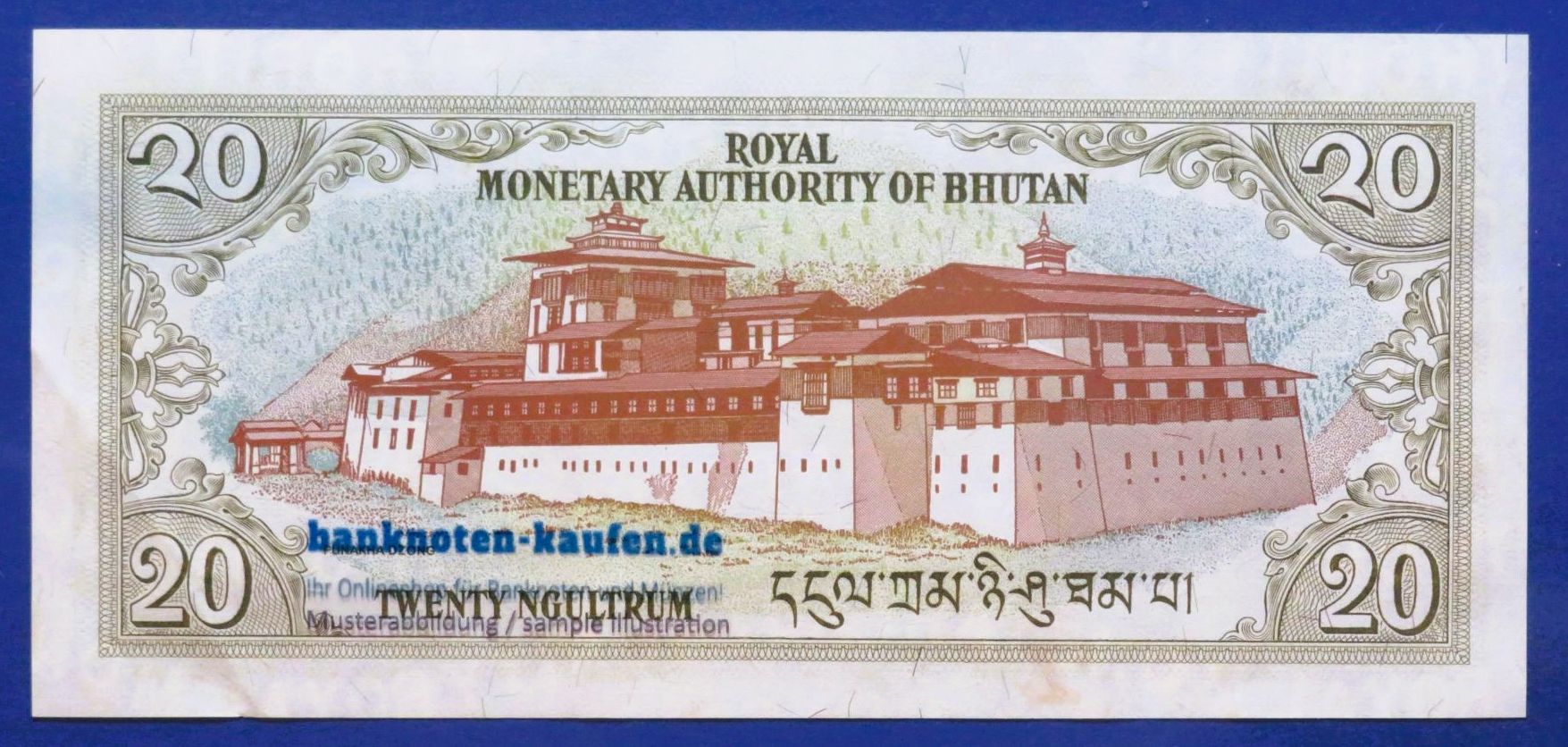 Bhutan, 20 Ngultrum, 2000ND, extremely fine (XF), P-23