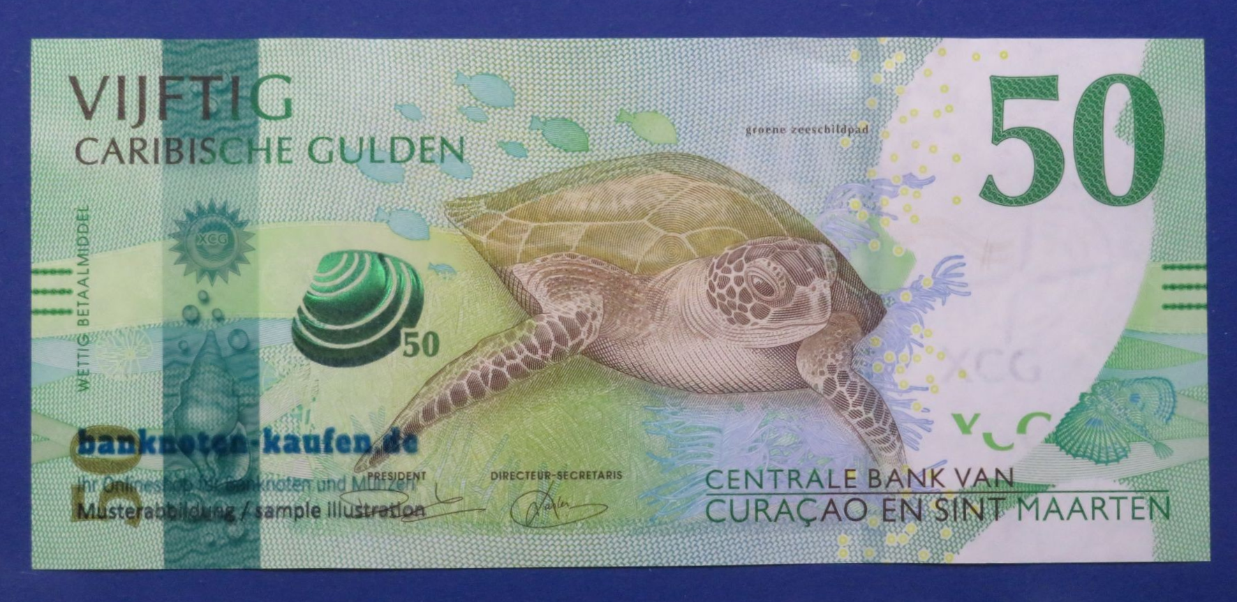 Curacao and Sint Maarten, 50 caribbean Guilder, 2025, uncirculated (UNC)