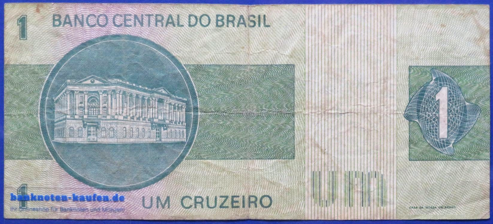 Brasilien, 1 Cruzeiro, 1972-80ND, gebraucht (USED / F), P-191Ab