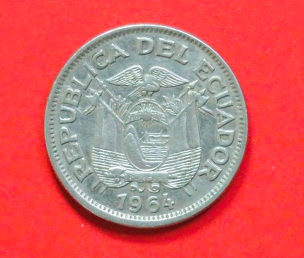 Ecuador: 1 Sucre, 1964-1981, circulated (used / vf), # 72b