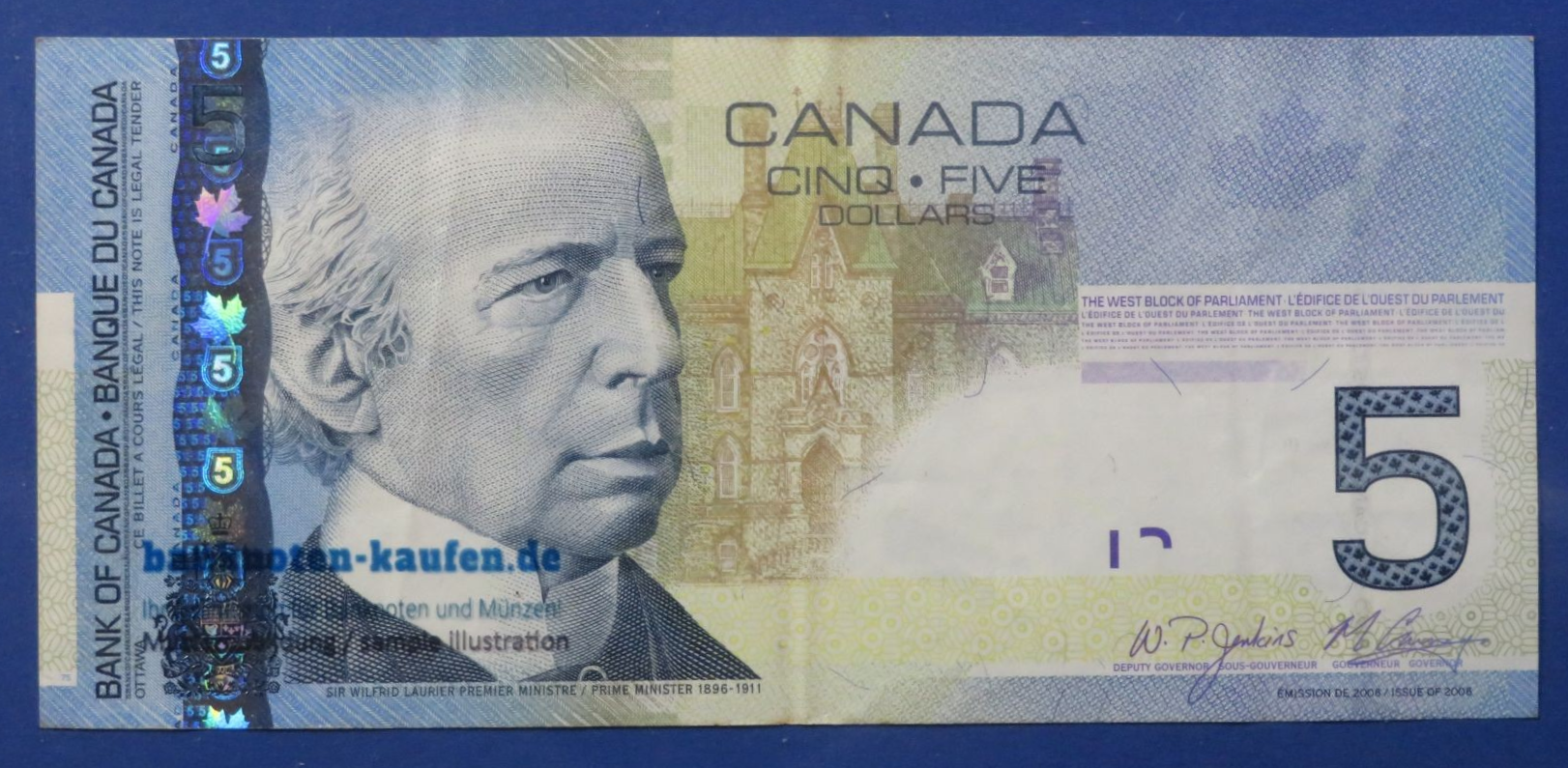 Canada, 5 Dollars, 2006, circulated (USED / VF), P-101Ac