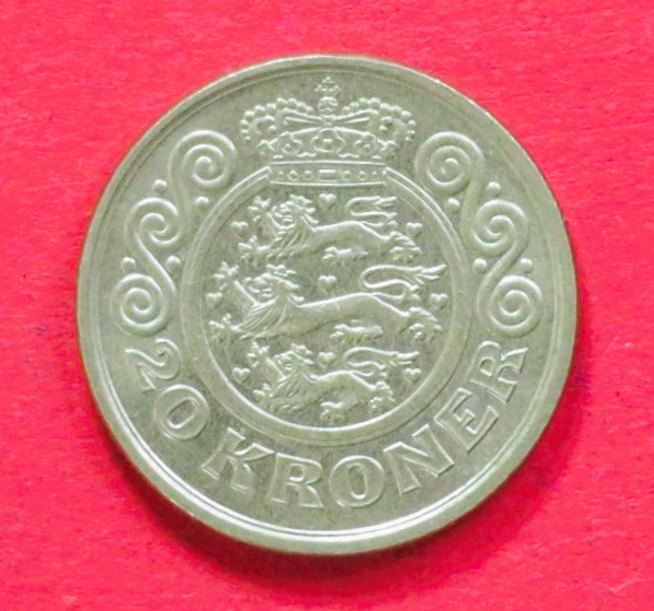 Dänemark:  20 Kroner, 1994-1999, gebraucht (used / vz), # 97