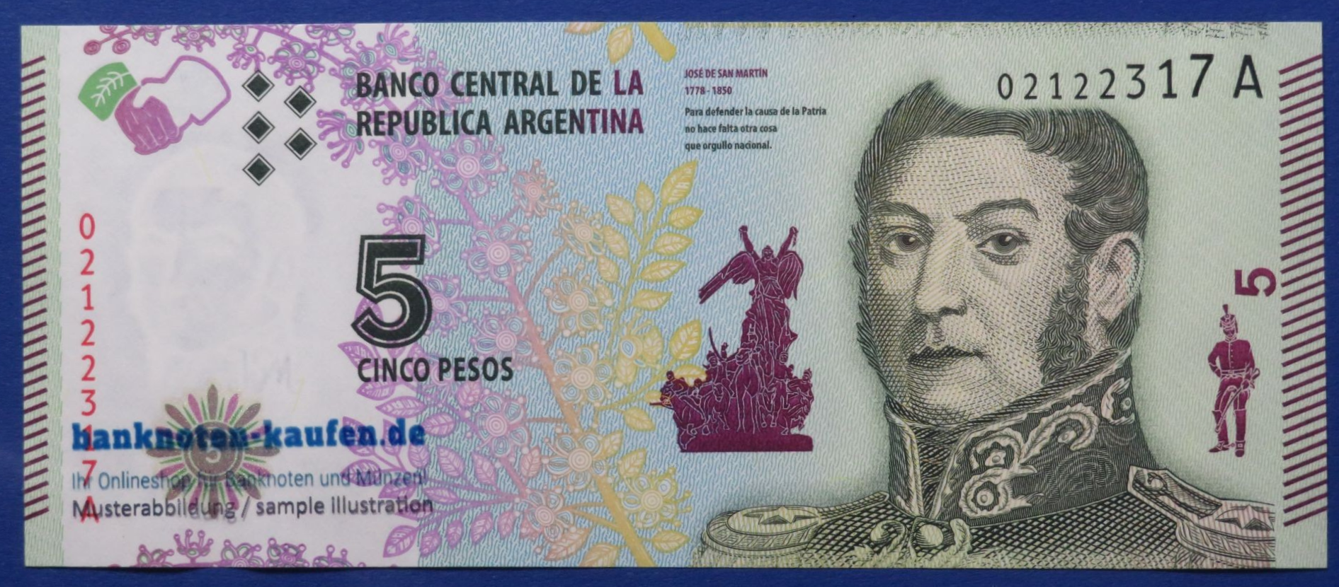 Argentina, 5 Pesos, 2015ND, uncirculated (UNC), P-359